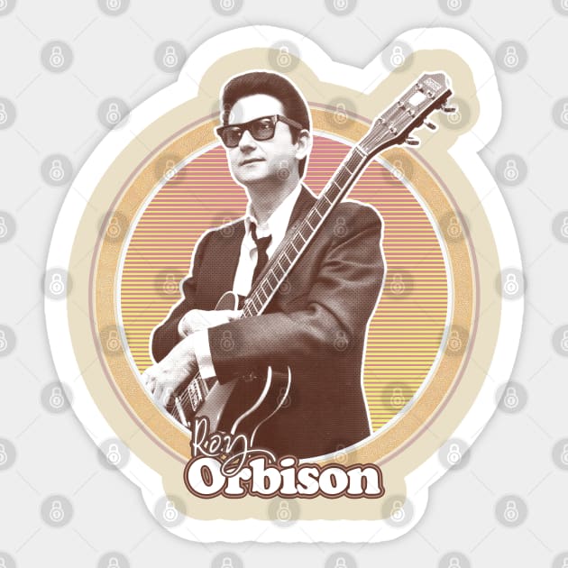 Roy Orbison /// Vintage Aesthetic Design Fanart Sticker by DankFutura